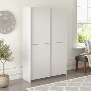 Zipcode Design Hornsea 2 Door Sliding Wardrobe white 190.5 H x 120.0 W x 42.0 D cm