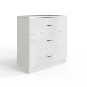 Zipcode Design Brendle 3 Drawer 60Cm W Chest Of Drawers white 69.0 H x 60.0 W x 40.0 D cm