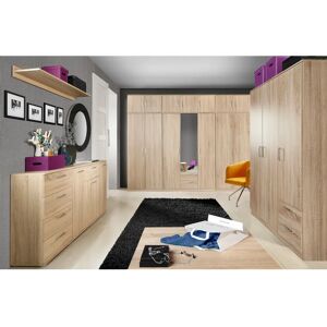 Zipcode Design Fenimore hinged door wardrobe brown 185.0 H x 122.6 W x 52.7 D cm