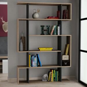 Zipcode Design Mito Bookcase black 161.0 H x 108.5 W x 25.0 D cm