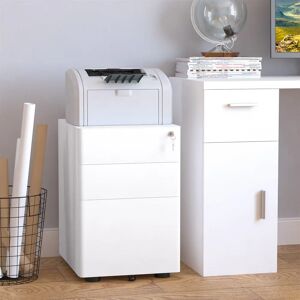 Zipcode Design Tukgahgo 3 Drawer Filing Cabinet white 59.0 H x 39.0 W x 48.0 D cm