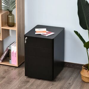 Zipcode Design Tukgahgo 3 Drawer Filing Cabinet black 59.0 H x 39.0 W x 48.0 D cm