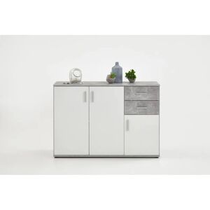 Zipcode Design Frieda 120.5 Cm Wide Sideboard brown/gray/white 83.0 H x 120.5 W x 35.3 D cm