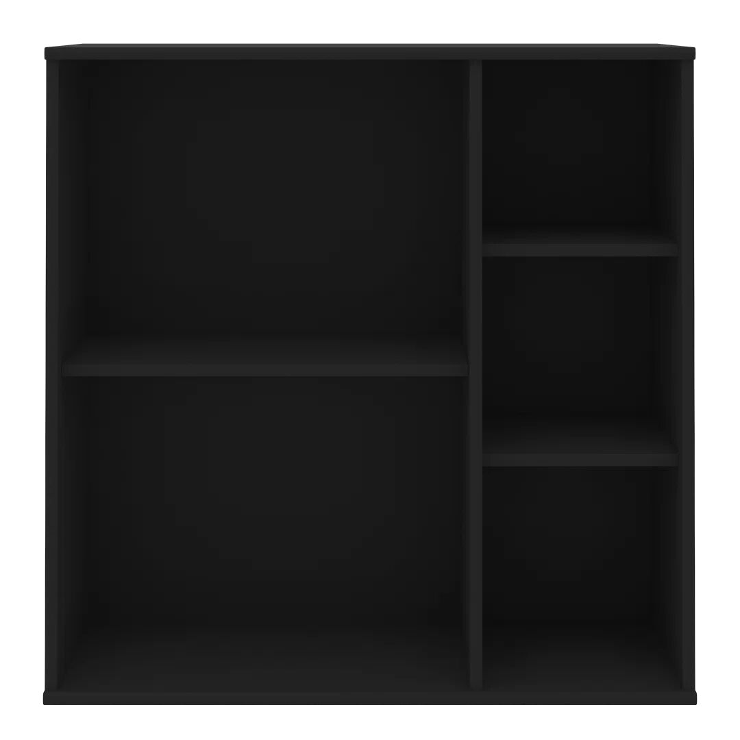 Hammel Furniture Mistral Kubus Geometric Bookcase black 69cm H x 69cm W x 27cm D