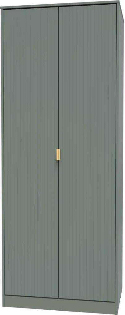 Welcome Furniture 2 Door Wardrobe Fully Assembled red/green 182.5 H x 111.0 W x 53.0 D cm