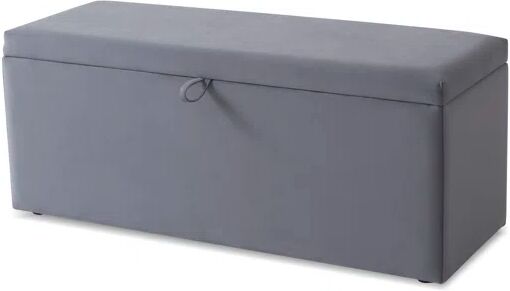 Furniture Link 120Cm Rectangle Storage Ottoman gray 49.0 H x 120.0 W x 43.5 D cm