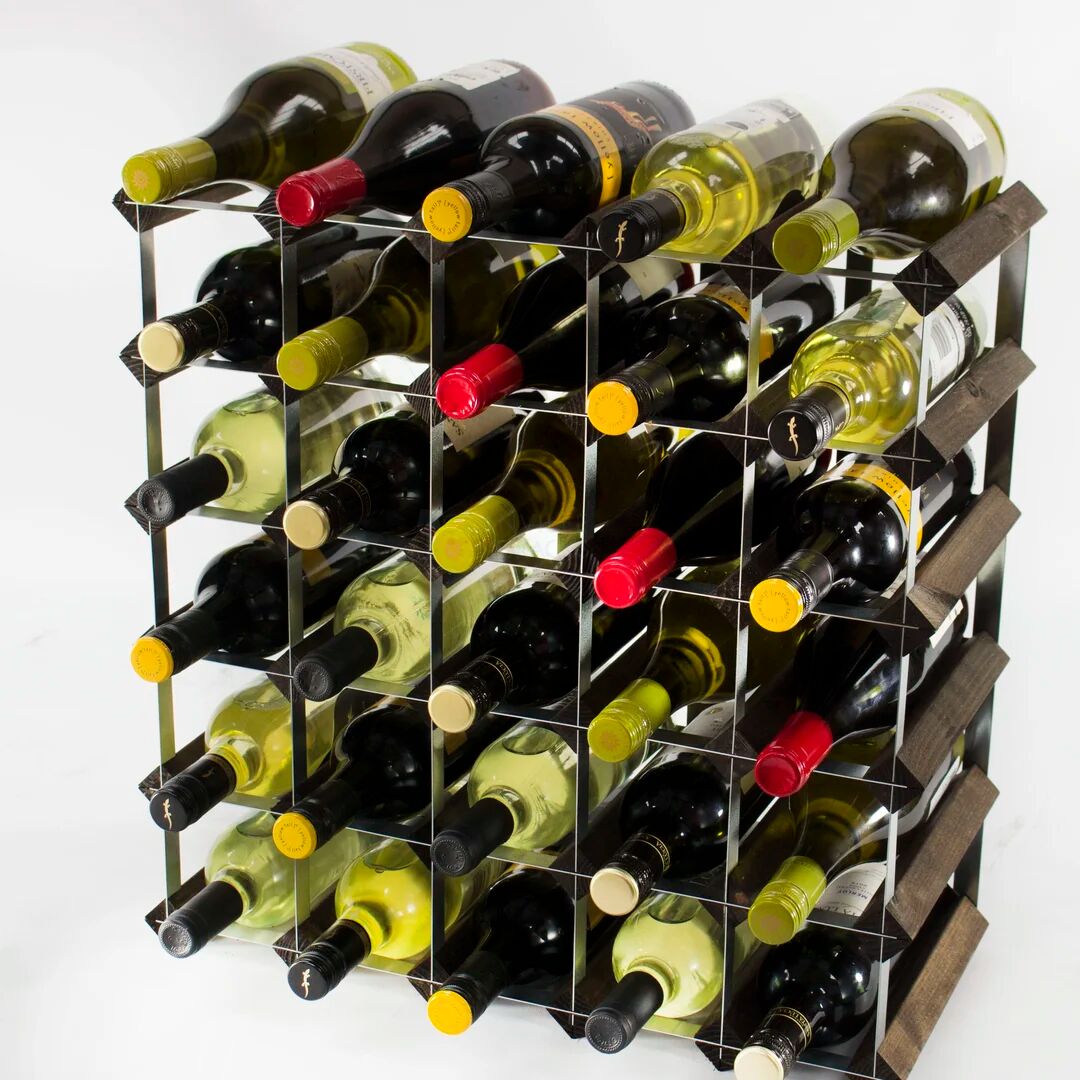 Rio Candace Floor Wine Bottle Rack gray 52.0 H x 52.0 W x 23.0 D cm
