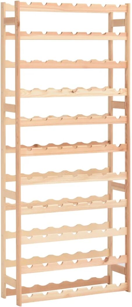 Symple Stuff Kinsella 77 Bottle Wine Rack brown 166.0 H x 72.0 W x 25.0 D cm