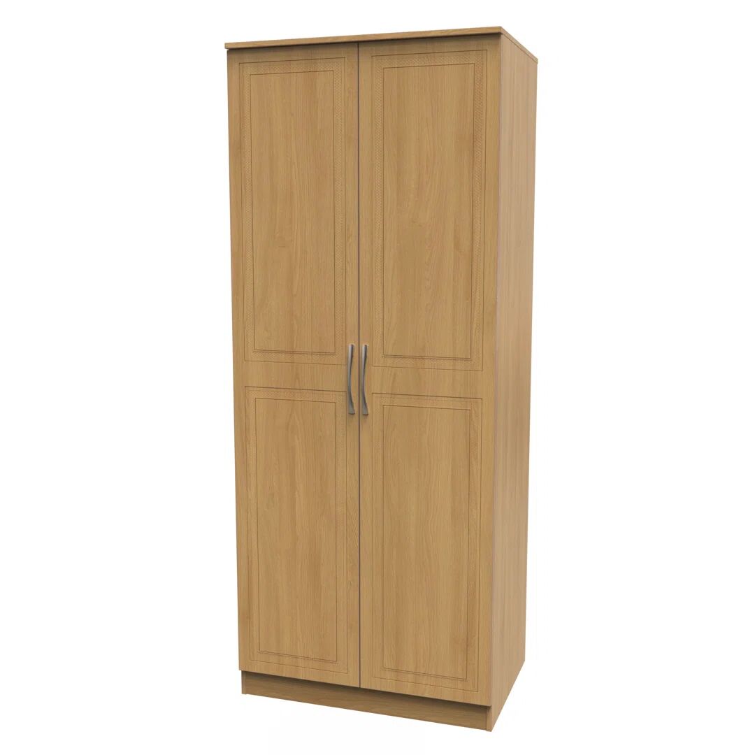 Welcome Furniture Dorset 2 Door Wardrobe Fully Assembled brown 197.0 H x 74.0 W x 53.0 D cm