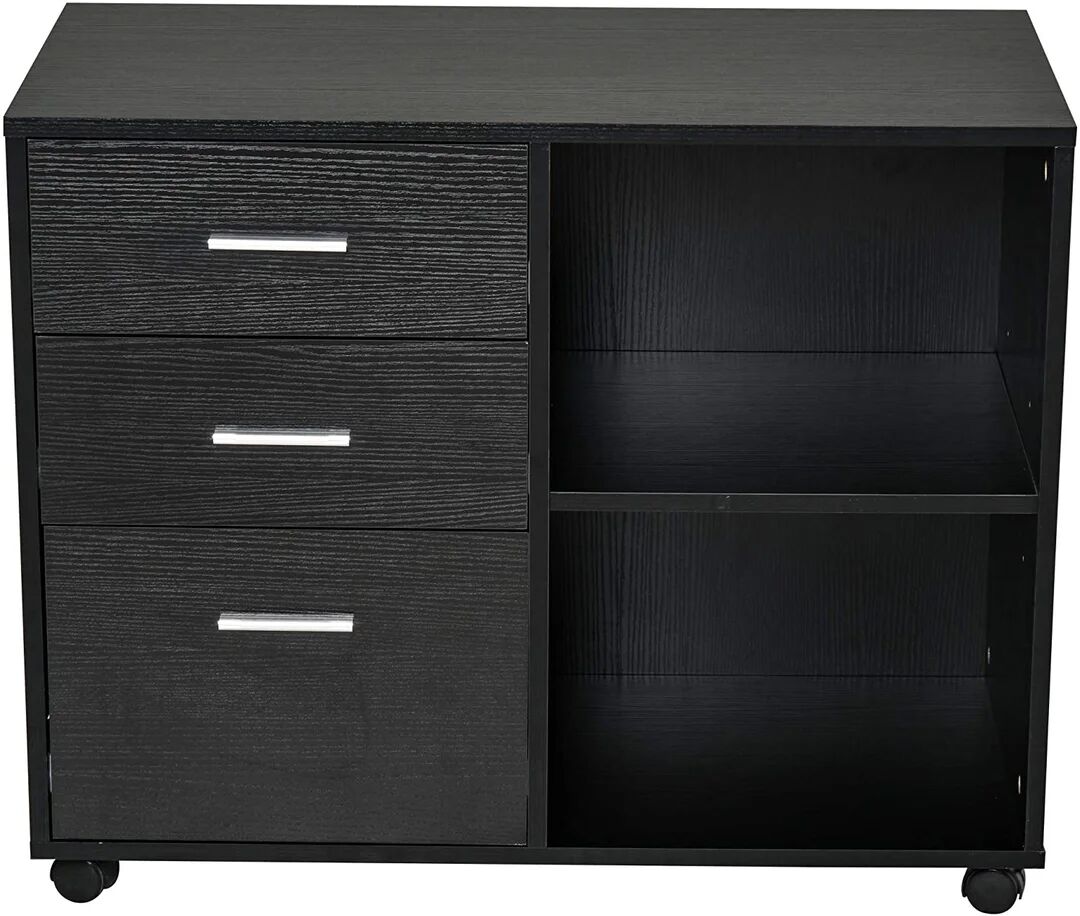 Ebern Designs Harty Storage Cabinet black 65.0 H x 80.0 W x 40.0 D cm