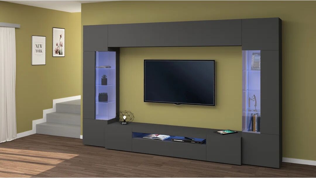 Web Furniture New Egypt Entertainment Unit for TVs up to 70" gray