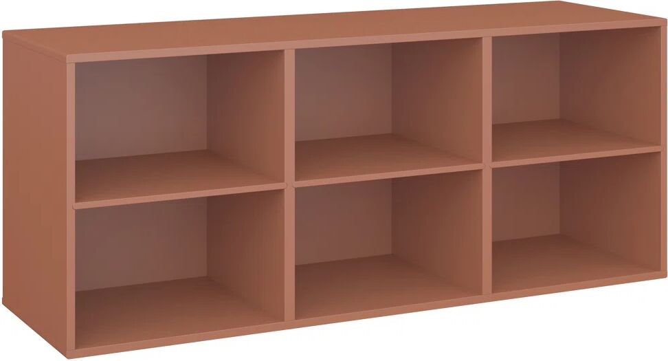 Hammel Furniture Keep Bookcase orange 56.0 H x 134.0 W x 42.0 D cm