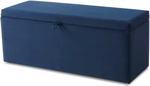 Furniture Link 120Cm Rectangle Storage Ottoman blue 49.0 H x 120.0 W x 43.5 D cm