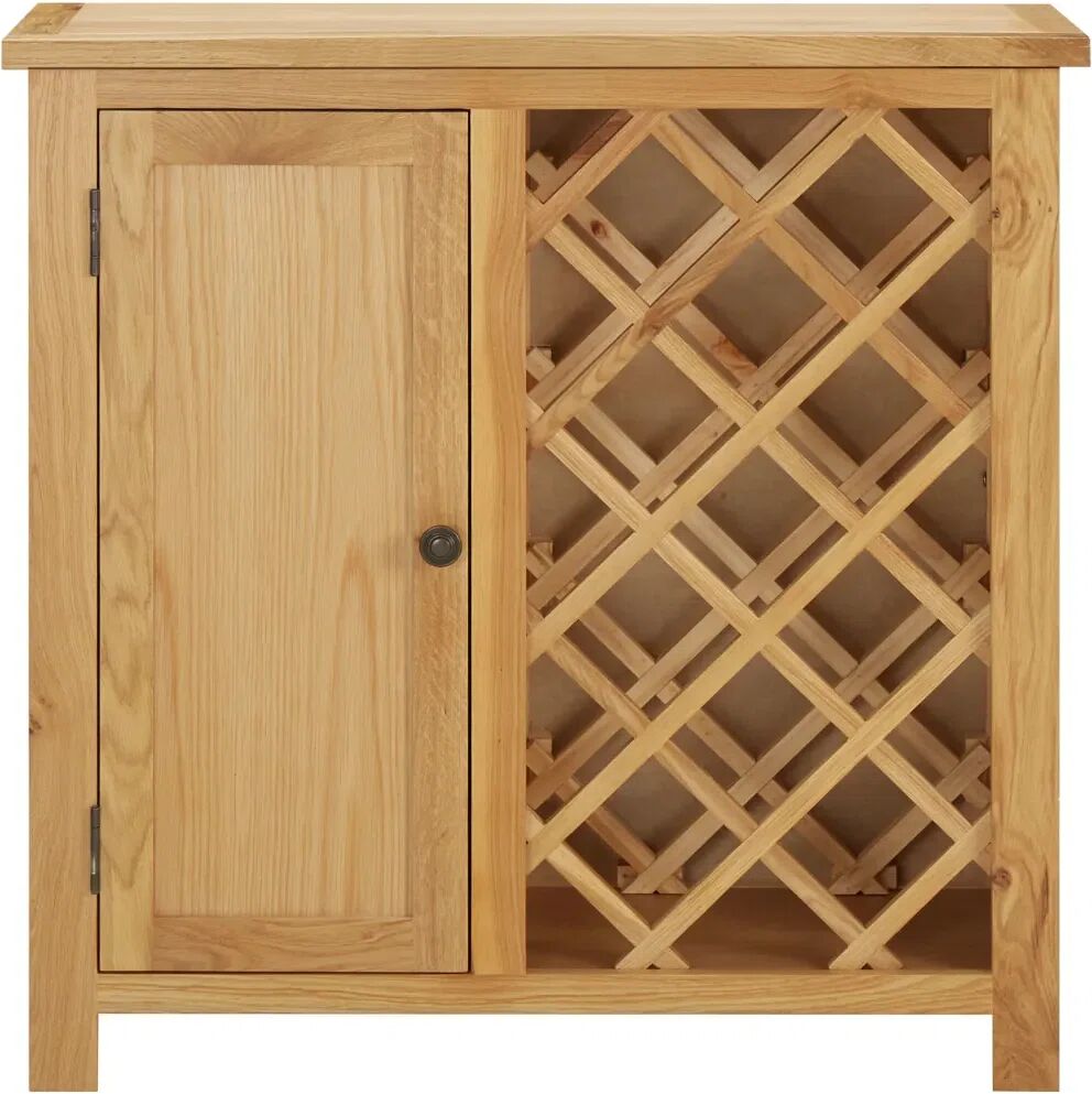 August Grove Brandsville 11 Bottle Wine Cabinet brown 80.0 H x 80.0 W x 32.0 D cm