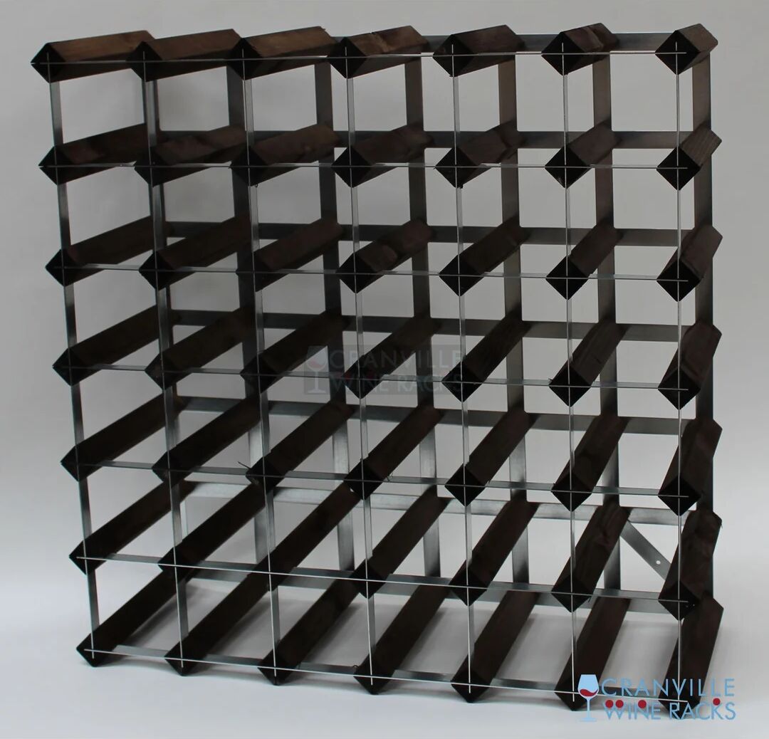 Symple Stuff Olsene 42 Bottle Wine Rack brown 62.0 H x 62.0 W x 23.0 D cm