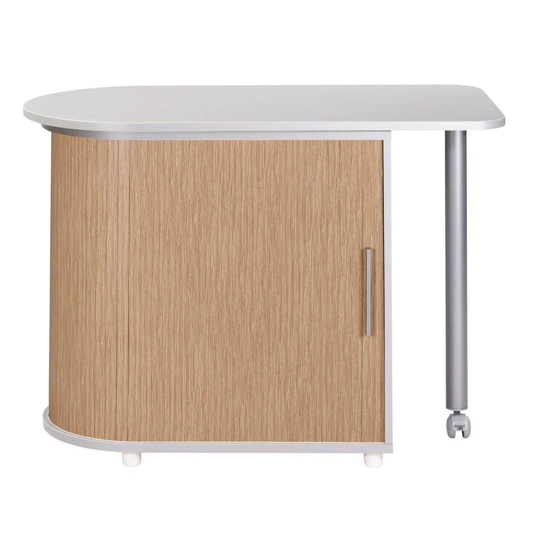 Ebern Designs Asyra Storage Cabinet gray/brown 74.7 H x 105.0 W x 55.0 D cm