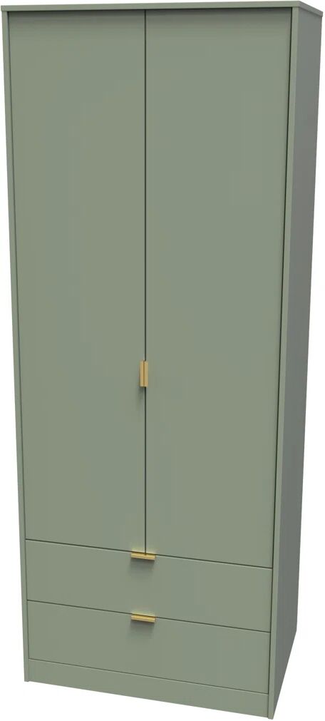 Welcome Furniture Hong Kong 2 Door Wardrobe Fully Assembled red/green 182.5 H x 74.0 W x 53.0 D cm