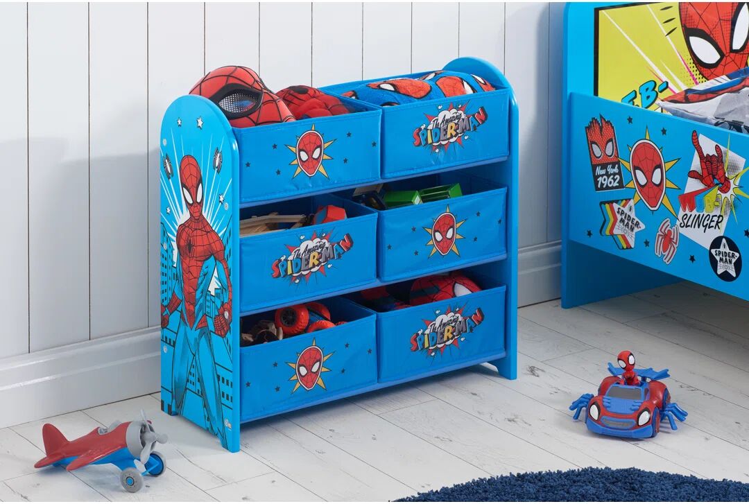 Spider-Man Storage Unit by Disney brown 60.0 H x 63.5 W x 25.0 D cm