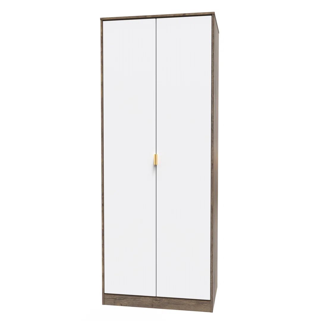 Welcome Furniture 2 Door Wardrobe Fully Assembled brown 197.0 H x 111.0 W x 53.0 D cm