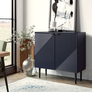 George Oliver Breithaup Rectangle Accent Cabinet Navy 88.9cm H X 88.9cm W X 39.9cm D