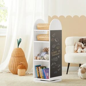 Ebern Designs Lekendra 48 Kids Book Display brown/white 105.0 H x 48.0 W x 48.0 D cm