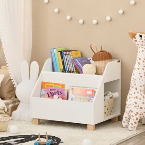Isabelle & Max Fluellen 60cm W Kids Book Caddy in White White 53cm H X 60cm W X 48cm D