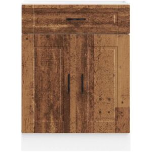 17 Stories Latitude Run Kitchen Corner Base Cabinet Porto Engineered Wood 60 x 46 x 81.5 cm