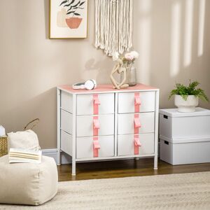 17 Stories Kandise 6 Drawer 68Cm W Chest of Drawers White 61.5cm H X 68cm W X 40cm D