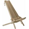 Corrigan Studio Kissena Reclining Deck Chair brown/gray 65.0 H x 92.0 W x 105.0 D cm