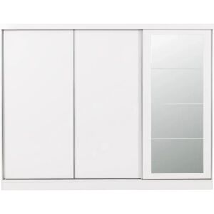 Zipcode Design Cascio 3 Door Sliding Wardrobe white 194.0 H x 242.5 W x 62.0 D cm