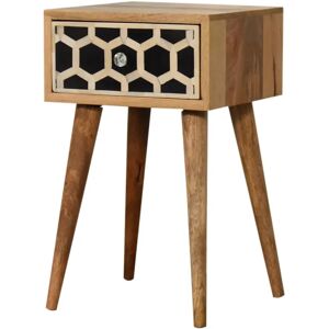 Corrigan Studio Mini Bone Inlay Bedside brown 50.0 H x 30.0 W x 30.0 D cm