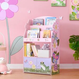 Fantasy Fields by Teamson Kids 100cm Bookcase brown/pink 100.0 H x 30.0 W x 60.0 D cm