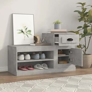 Latitude Run Engineered Wood Shoe Storage Cabinet gray 60.0 H x 100.0 W cm