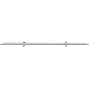 Rebrilliant Woolery Glass Bracket Shelf white 1.0 H x 100.0 W x 10.0 D cm