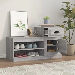 Latitude Run Engineered Wood Shoe Storage Cabinet gray 60.0 H x 100.0 W cm