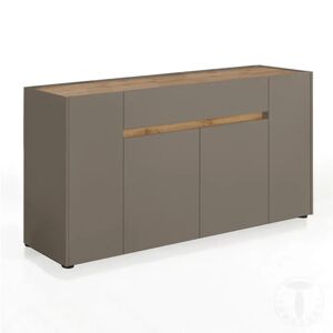 Tomasucci 172 Cm Wide 1 Drawer Solid Wood Sideboard brown/gray 85.0 H x 172.0 W x 39.5 D cm