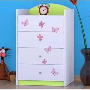 Isabelle & Max Neves 4 Drawer Chest green 100.0 H x 60.0 W x 44.0 D cm