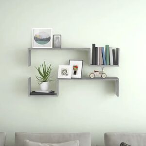 17 Stories Gjystina 4 Piece Floating Shelf gray 20.0 H x 100.0 W x 15.0 D cm