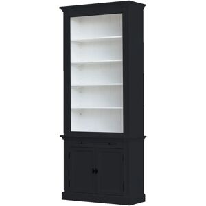 Brambly Cottage Mckernan Bookcase gray 240.0 H x 100.0 W x 40.0 D cm