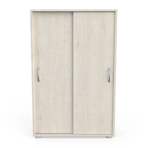 Ebern Designs Aspenn 2 Door Sliding Wardrobe brown 105.6 H x 68.0 W x 32.9 D cm