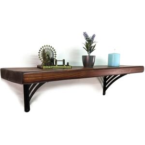 Ebern Designs Latonya Bracket Shelf brown 21.0 H x 100.0 W x 22.5 D cm