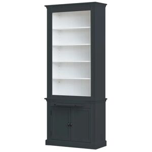 Rosalind Wheeler Beven Bookcase black 240.0 H x 100.0 W x 40.0 D cm