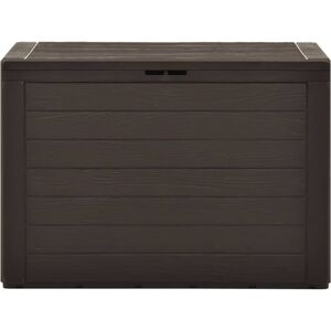 WFX Utility Garden 190 L Plastic Storage Box Brown 55cm H X 44cm W X 78cm D