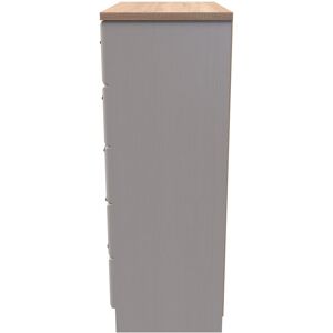 Ophelia & Co. Fully Assembled Fralick 5 Drawer 76.5Cm W Chest of Drawers Kashmir Ash/Oak 107.5cm H X 76.5cm W X 41.5cm D