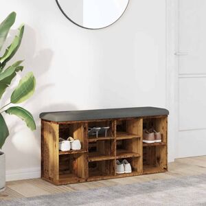 Latitude Run Shoe Bench Artisan Oak 102X32x50 Cm Engineered Wood Old Wood 10