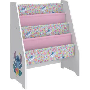 Disney Stitch Book Storage Rack - Easy to Assemble Kids' Bookshelf - Sturdy and Durable Organizer for Children's Books - Perfect for Bedrooms and Play Pink 71cm H X 61cm W X 30cm D