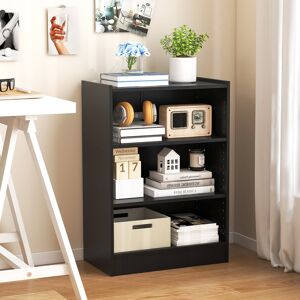 17 Stories Nasheka Bookcase Black 75cm H X 50cm W X 30cm D