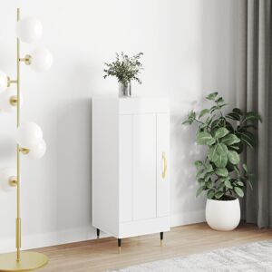 17 Stories Mantu Bedside Table High Gloss White 90cm H X 34.5cm W X 34cm D