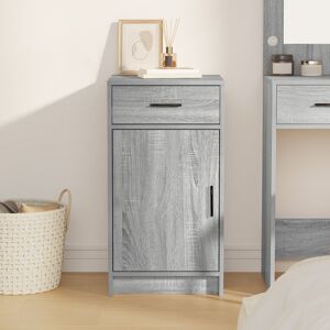17 Stories White Wood Medium Buffet Rectangular Contemporary Grey Sonoma 75cm H X 40cm W X 41cm D