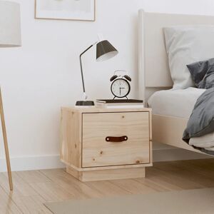 17 Stories 1 Drawer Bedside Table Brown 35cm H X 40cm W X 34cm D